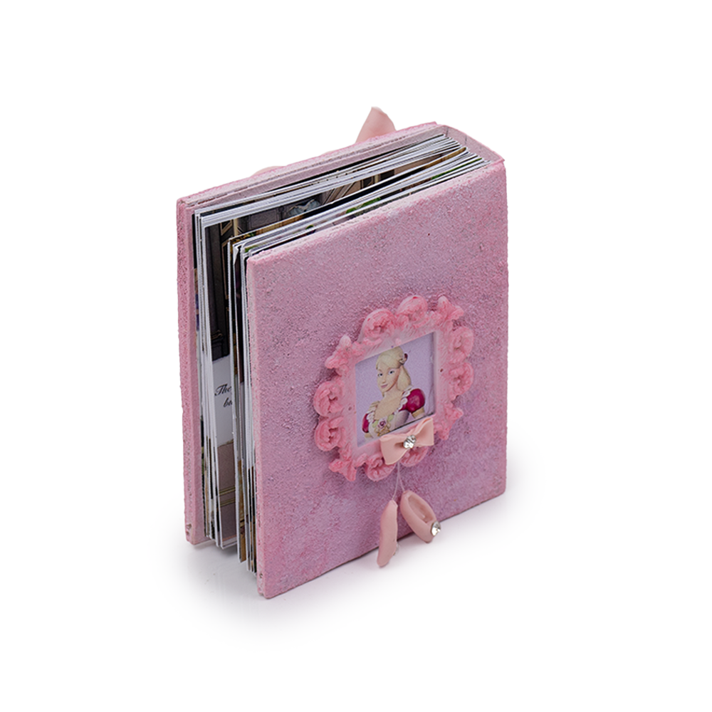 کتاب دست‌ساز 12 Dancing Princesses جلد فانتزی با تزیینات برجسته